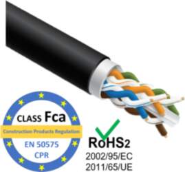 ElectroBase ® LAN Datortīklu kabelis, PRO