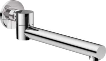 Foldable bathtub spout - round