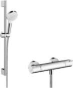 Hansgrohe Crometta shower system Chrome, White