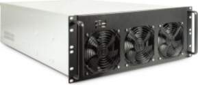 Inter-Tech 4F28 Rack Black, Silver