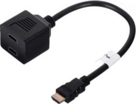 Lanberg AD-0019-BK video splitter HDMI 2x