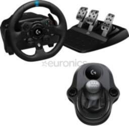 Logitech G923 + Driving Force Shifter