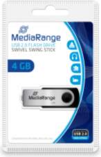MEMORY DRIVE FLASH USB2 4GB/MR907 MEDIARANGE