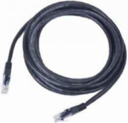 PATCH CABLE CAT5E UTP 1M/BLACK PP12-1M/BK