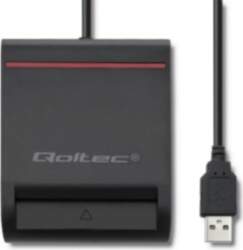 Qoltec Smart chip ID card scanner