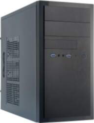 Case|CHIEFTEC|MiniTower|MicroATX|Colour Black|HT-01B-OP