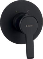Concealed shower mixer without shower switch