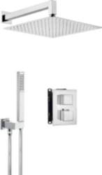 Concealed shower set with thermostatic BOX