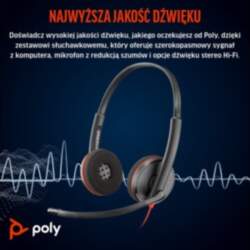 HP Poly Blackwire 3220 Stereo USB-C
