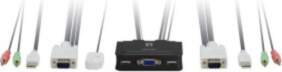 LevelOne 2-Port USB VGA Cable KVM