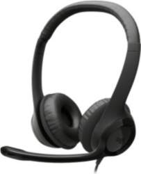 Logitech H390 Wired Headset, USB-C, Black