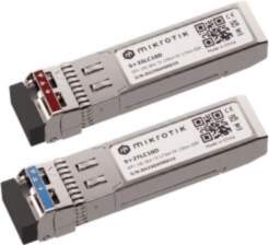 MikroTik 10G Single-Mode SFP+ Module Pair