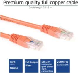 ACT Orange 5 meter U/UTP CAT6