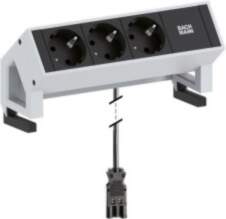 Bachmann Desk2 socket-outlet 3 x Type