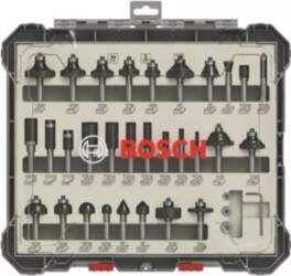 Bosch Mixed Router Bit Sets, 30-Pieces