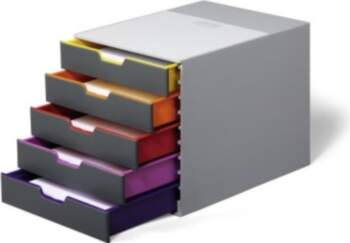 Durable VARICOLOR 5 Plastic Multicolor