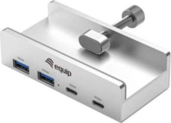 Equip 4-Port-Klemm USB-A3.2-Hub->2xUSB-C/2xUSB-A 5Gbps