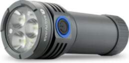 Handheld flashlight 3x Osram P9 10W