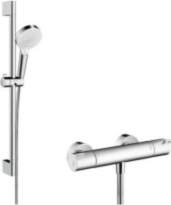 Hansgrohe Crometta shower system Chrome, White