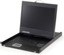 LevelOne 19" Widescreen LCD KVM Rack