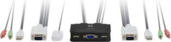 LevelOne 2-Port USB VGA Cable KVM