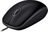LOGITECH B110 Corded Mouse - SILENT