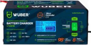 Microprocessor-controlled car battery charger 10 A
