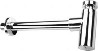 Round washbasin siphon