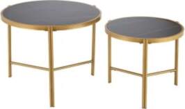 TABLE COFFEE FATIMA D63-48CM BLACK