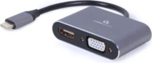 Cablexpert A-USB3C-HDMIVGA-01 USB graphics adapter Grey