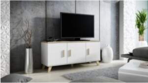 Cama sideboard LOTTA 150 3D white