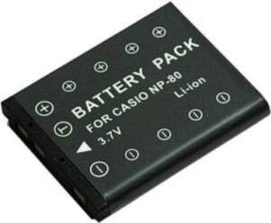 Casio, battery NP-80, NP-82