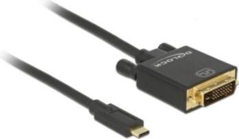 DeLOCK 2m, USB-C/DVI 24+1 USB graphics