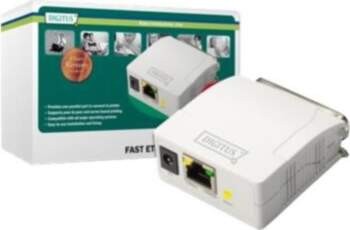 DIGITUS Printserver Fast Ethernet, 1-Port parallel