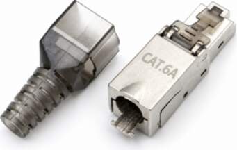 ElectroBase ® CAT6A RJ45 ekranēts modulārs