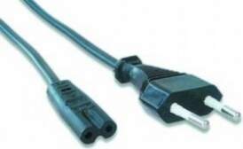 Gembird EU 2pin 1.8m Black