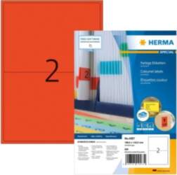 HERMA 4567 self-adhesive label Rectangle Red