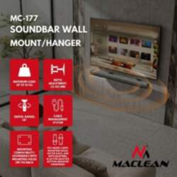 Maclean Soundbar Wall Mount / Bracket