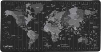 Natec mouse pad time zone maps