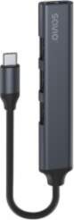 SAVIO AK-71 USB-C hub - 3