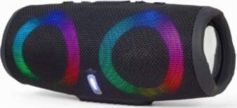 Skaļrunis Gembird Bluetooth LED Speaker Black