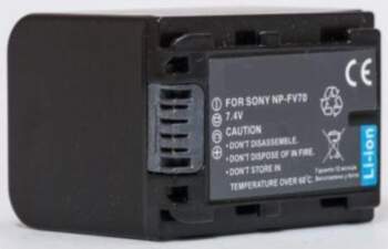 Sony, battery NP-FV70