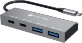 Techly IUSB32C-HUB4AC2 laptop dock/port replicator Wired