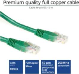 ACT Green 7 meter U/UTP CAT6