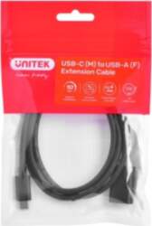 Cable adapter Unitek (C476BK-1M) USB-C (M)