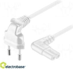 Cable; CEE 7/16 (C) plug angled