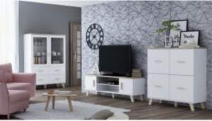Cama sideboard LOTTA 110 4D white