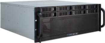 Inter-Tech 4U-4408 Rack Black, Silver
