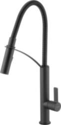Kitchen faucet with flexible spout -