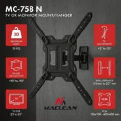 Maclean TV or Monitor Mount /